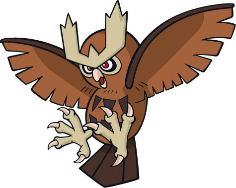 Noarfang / Noctowl - Pokédex : toutes les infos sur les Pokémon