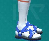 Sandales de sport Bleu