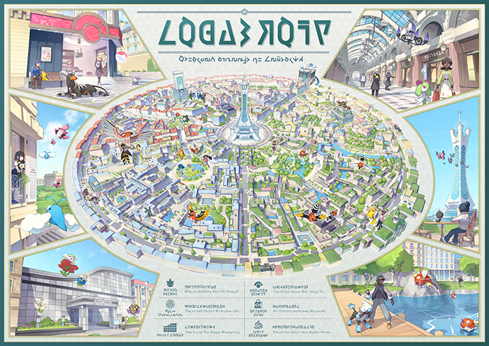 Carte de la ville d'Illumis