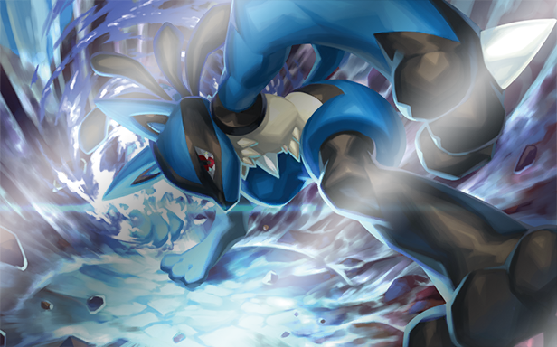 Pokémon Pocket - Booster de Luxe ex - Lucario