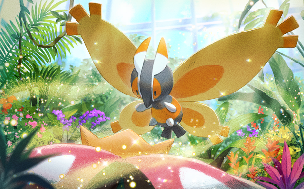 Pok&eacute;mon Pocket - Embrasement &Eacute;carlate - Papilord