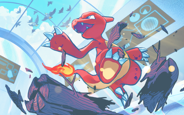 Pok&eacute;mon Pocket - Embrasement &Eacute;carlate - Reptincel