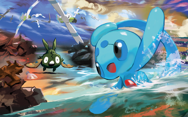 Pok&eacute;mon Pocket - M&eacute;ga-Rayonnement - Phione