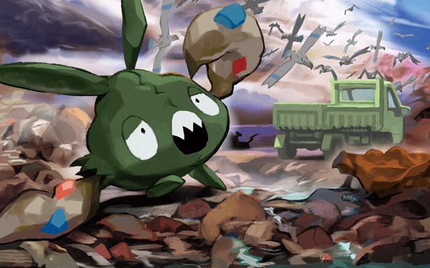 Pok&eacute;mon Pocket - M&eacute;ga-Rayonnement - Miamiasme