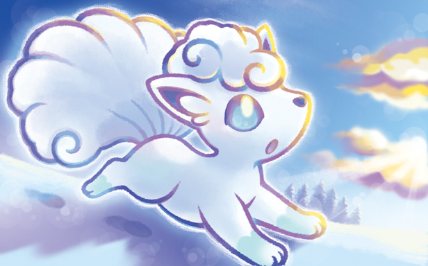 Pok&eacute;mon Pocket - Parade Oniriquee - Goupix d'Alola