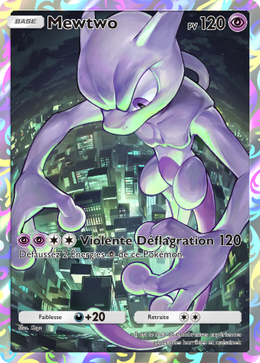 Carte Mewtwo Promo-A — 10/P-A