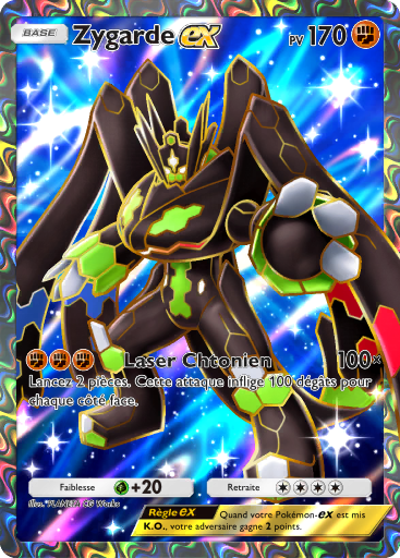 Pok&eacute;mon Pocket - Carte Zygarde-ex (Promo-B - 55/P-B)