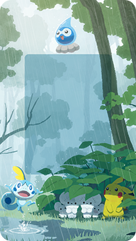 Arri&egrave;re-Plan - Pok&eacute;mon dans la for&ecirc;t
