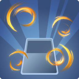 Anneaux tourbillonnants marron