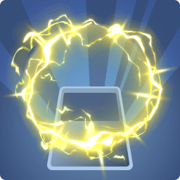 &Eacute;clair lumineux bleu jaune