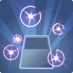 Étincelles lumineuses violettes