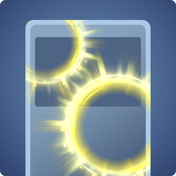 Anneau lumineux jaune