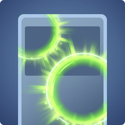 Anneau lumineux vert-jaune