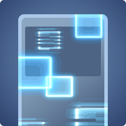 Carr&eacute;s num&eacute;riques bleu clair