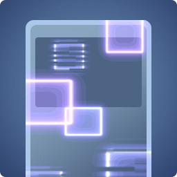 Carr&eacute;s num&eacute;riques violets