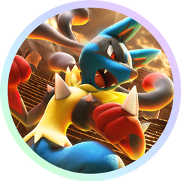 Ic&ocirc;ne - Aura Palpitante : M&eacute;ga-Lucario