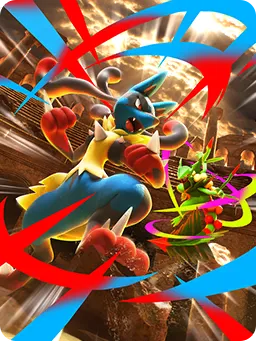 Aura Palpitante : M&eacute;ga-Lucario & M&eacute;ga-Jungko