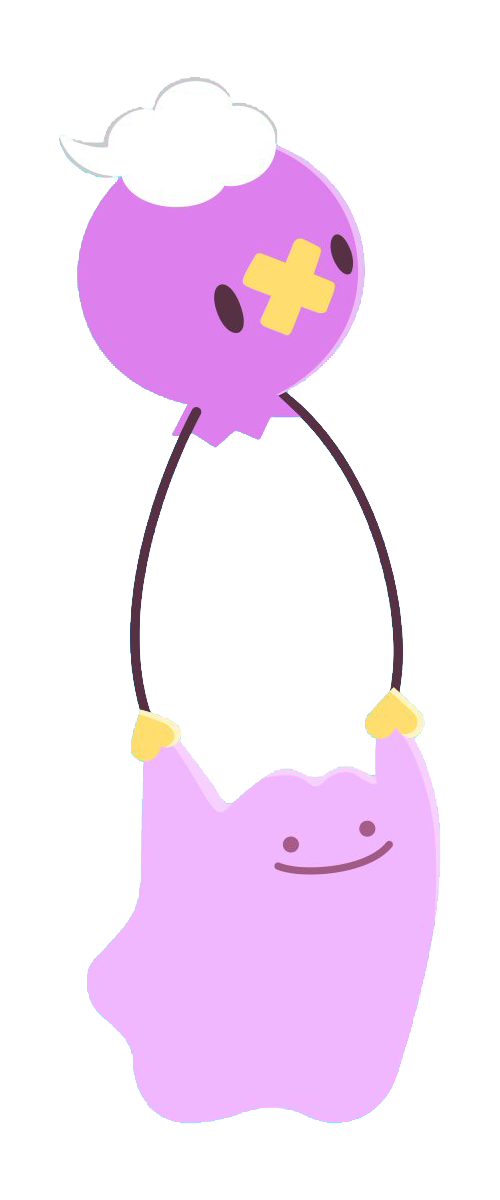 Pokémon Pokopia - Artwork de Métamorph et Baudrive