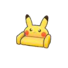 Pok&eacute;mon Pokopia - Canap&eacute; Pikachu