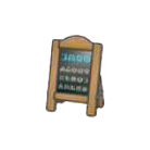 Pok&eacute;mon Pokopia - Chevalet en ardoise