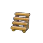 Pok&eacute;mon Pokopia - Escalier en bois