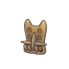 Pok&eacute;mon Pokopia - Fossile Bouclier (t&ecirc;te)