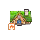 Pok&eacute;mon Pokopia - Kit grande maison feuille