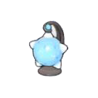 Pok&eacute;mon Pokopia - Lampe m&eacute;t&eacute;ore bleu-clair