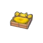 Pok&eacute;mon Pokopia - Lit en bois