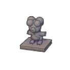 Pok&eacute;mon Pokopia - Statue cracheuse de feu Magby