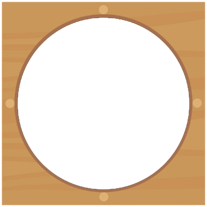 Pokemon Pokopia - Cadre Bois