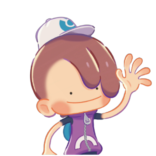 Pokemon Pokopia - Joueur avec casquette