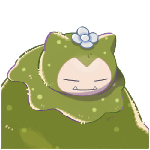 Pokemon Pokopia - Ronflex Moussu