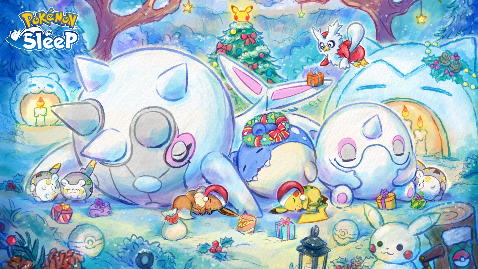 Fetes de fin d'ann&eacute;e &eacute;v&egrave;nement Pok&eacute;mon Sleep