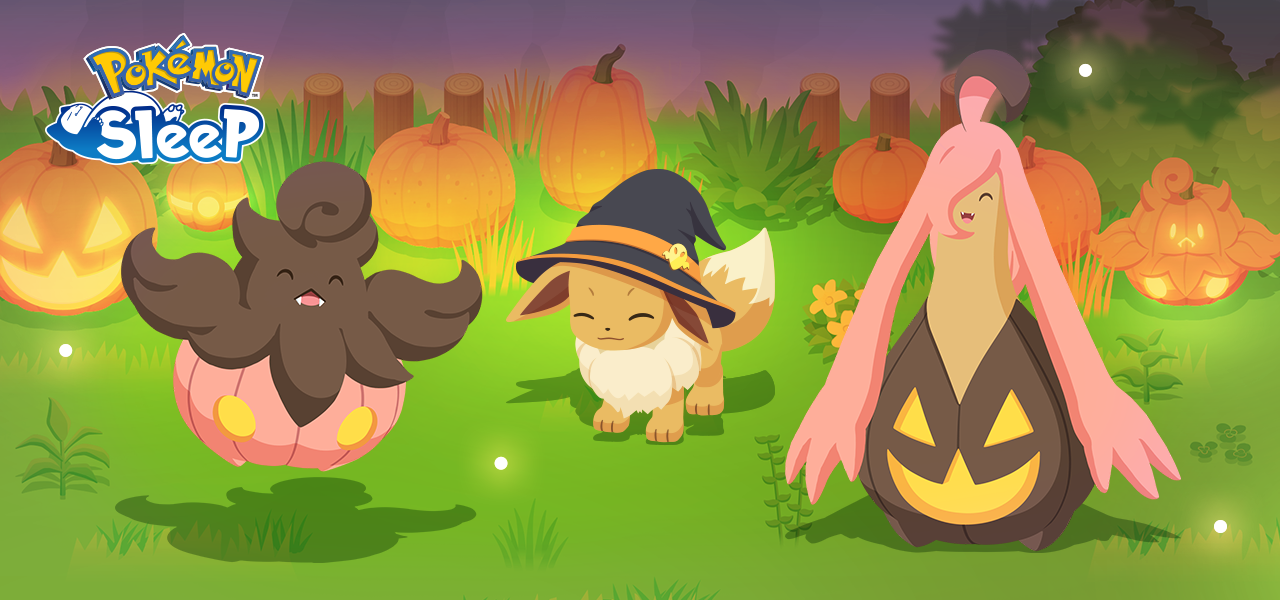 pokemon sleep event halloween 2025 pitrouille banshitrouye évoli