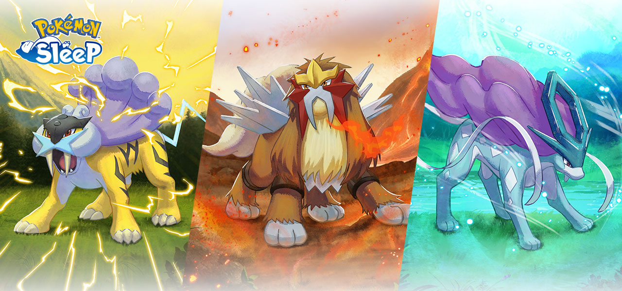  Évènement Recherche sur Raikou, Entei, et Suicune 