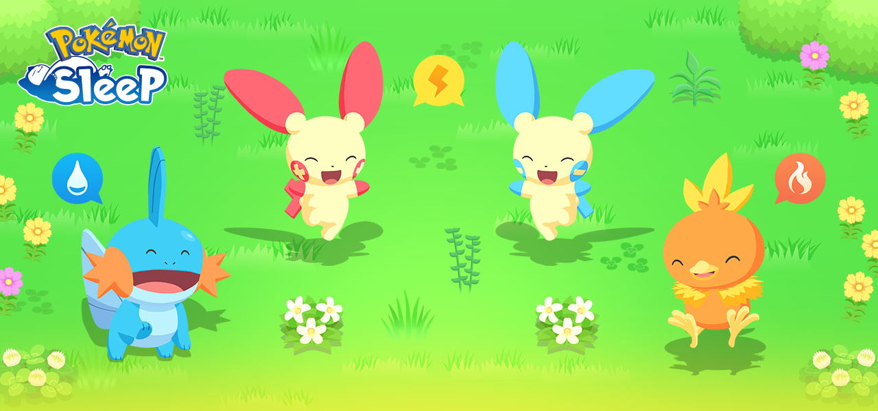 pokemon sleep event Semaine triple types