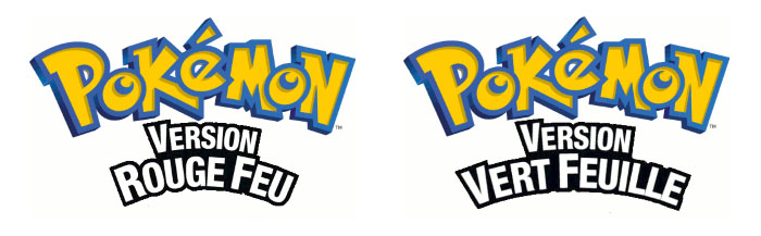 Pok&eacute;mon Vert Feuille & Rouge Feu