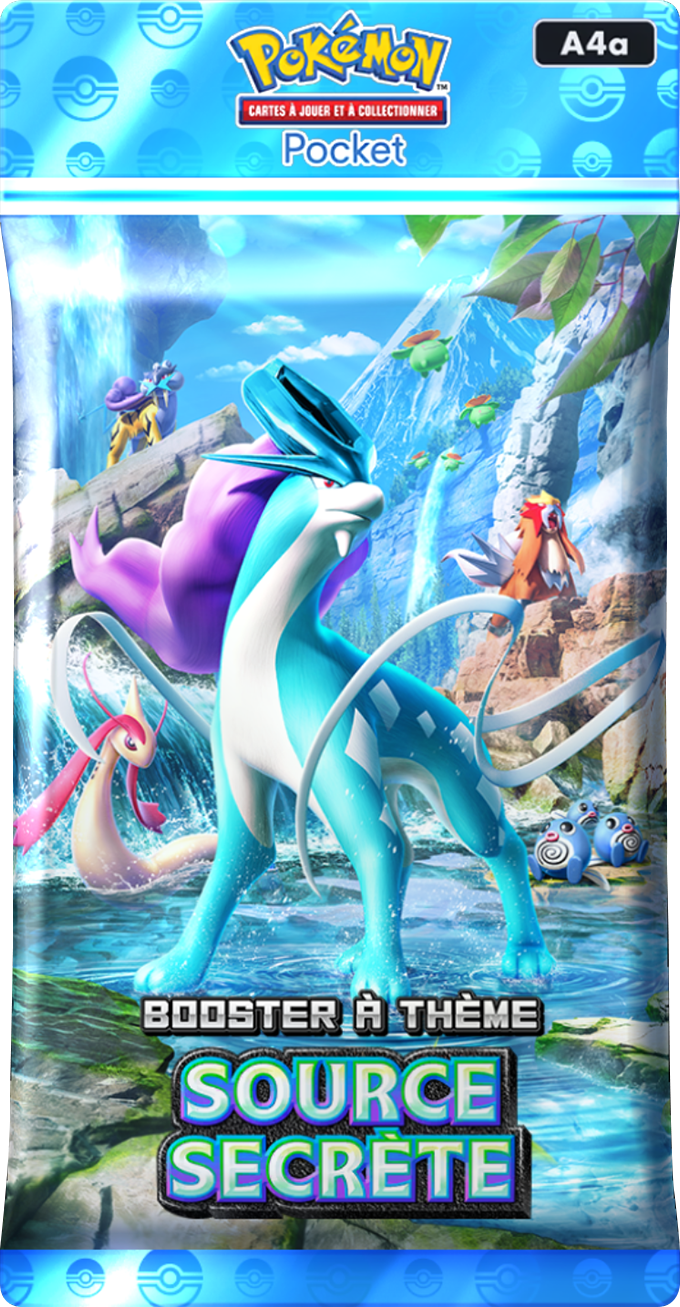 pokemon tcg pocket extension Source Secrète Suicune booster front