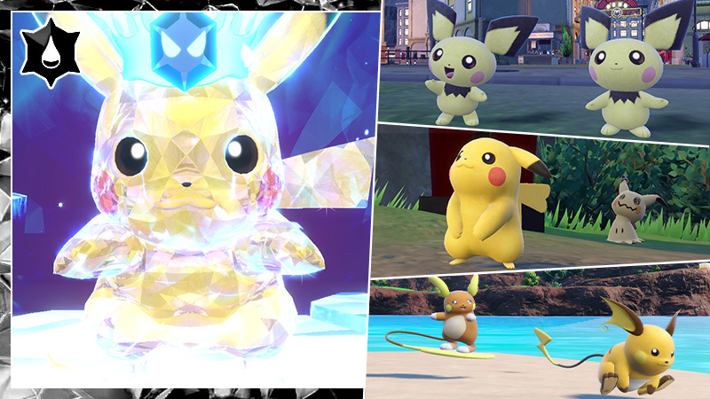 pikachu et ses amis pokémon écarlate violet