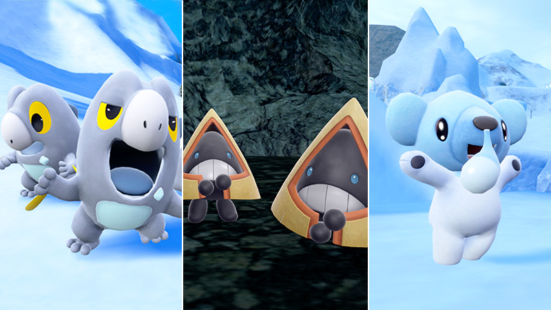 apparition massive pokémon écarlate pokémon violet frigodo stalgamin polarhum