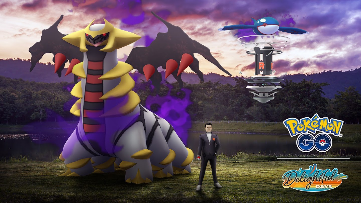 Pokémon GO Journée de Raids Obscur Kyogre, avec Giratina Obscur