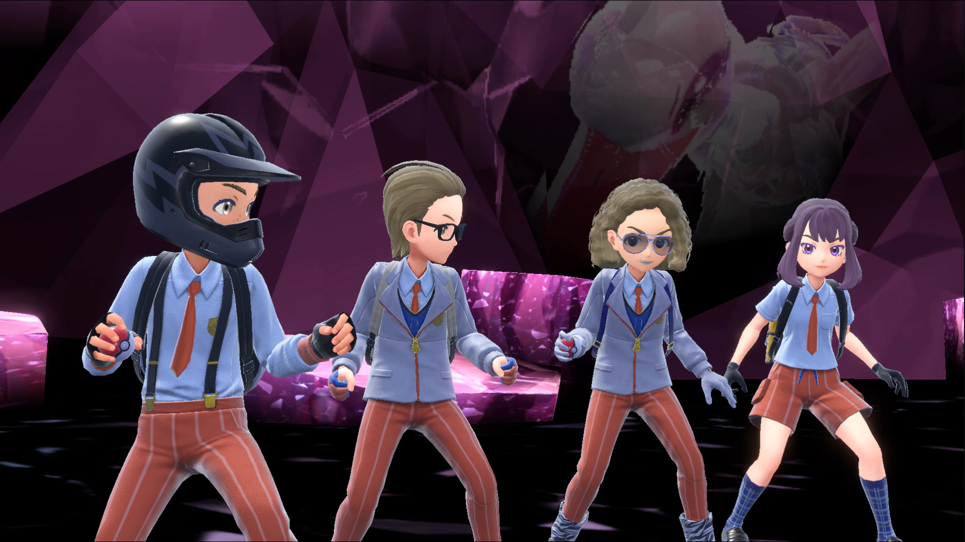 Pokémon Écarlate et Pokémon Violet Les Dresseurs partenaires en Raid Eternia