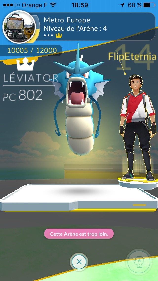 Pokémon GO Les Arènes Eternia