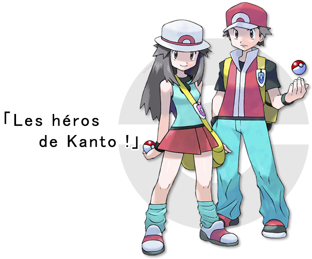 Pokémon Rouge Feu & Vert Feuille - Les différents personnages des jeux